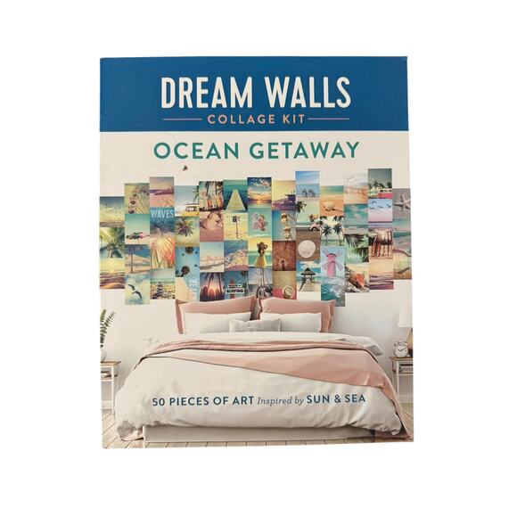 Dream Walls Collage Kit: Ocean Getaway 50 Pieces of Art Inspired by Sun & Sea - Picture 1 of 3